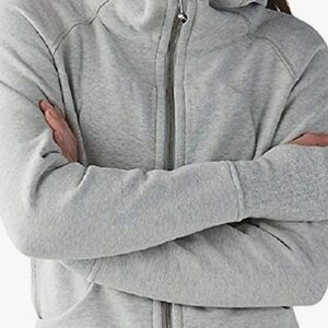 Lululemon grey long style scuba hoodie